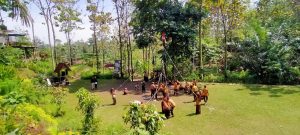 Serunya Petualangan Outbound Pramuka di Asriloka Wonosalam
